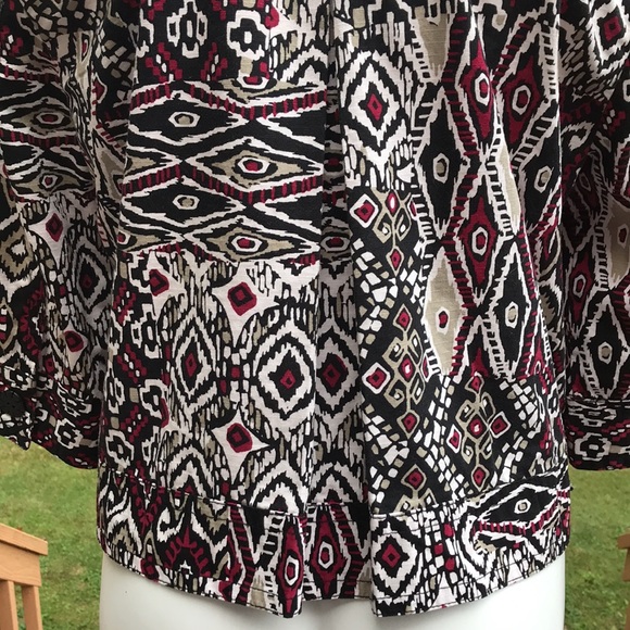 Colorful Ruby Rd loose jacket 14 - Picture 4 of 9